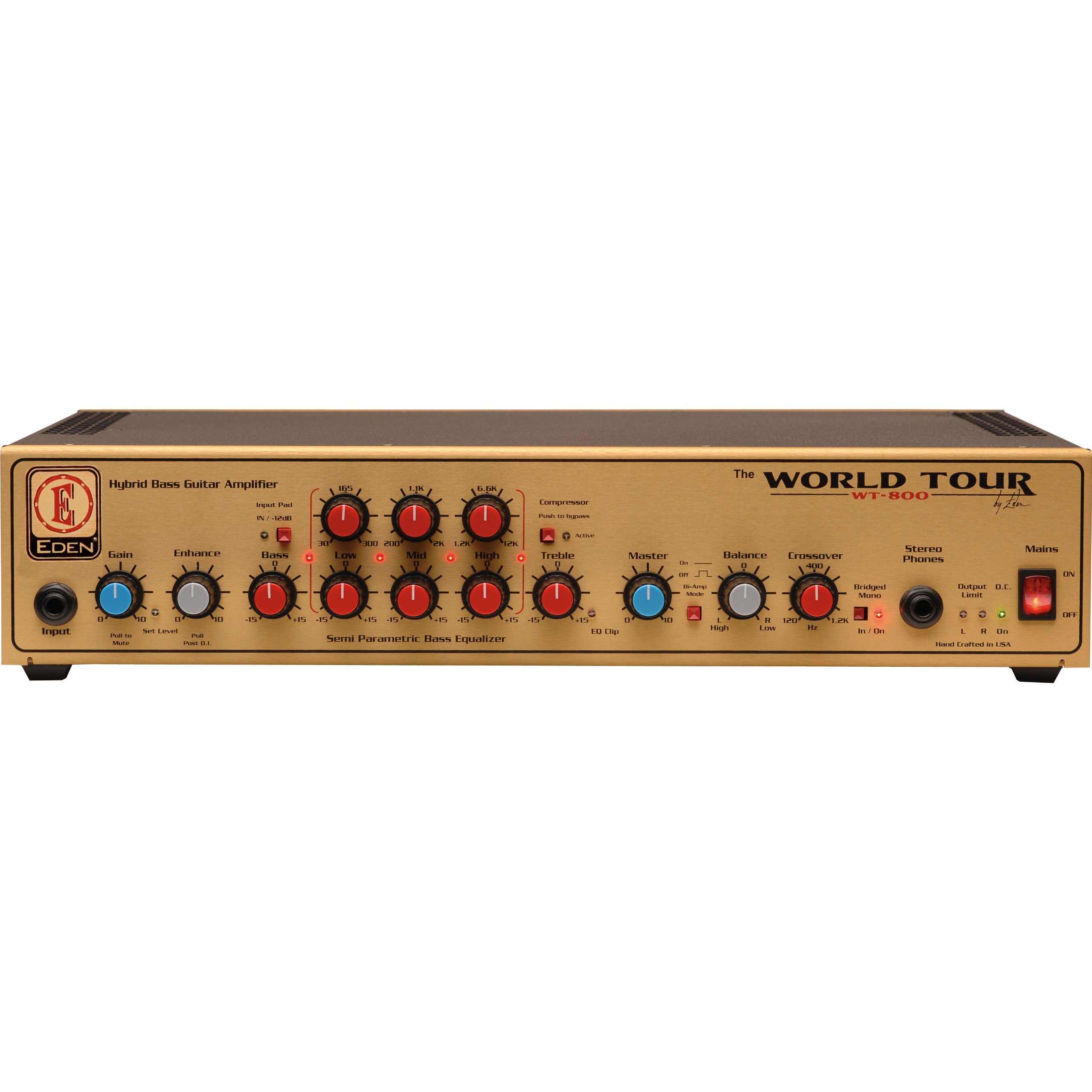 Amazon | EDEN ベースアンプヘッド World Tour Series 1,100W(4Ω