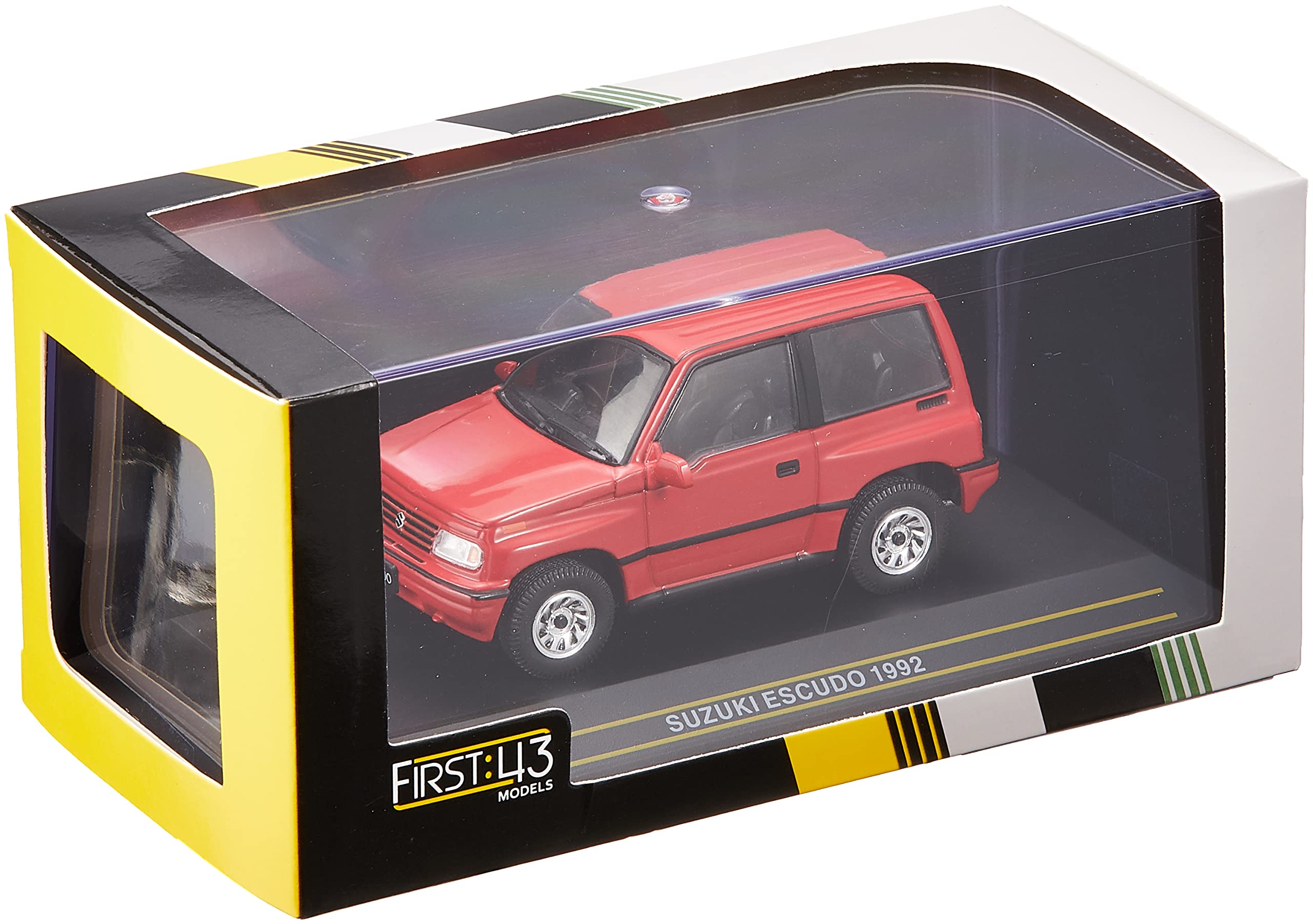 Amazon | FIRST:43 1/43 スズキ エスクード 1992 レッド 完成品 F43