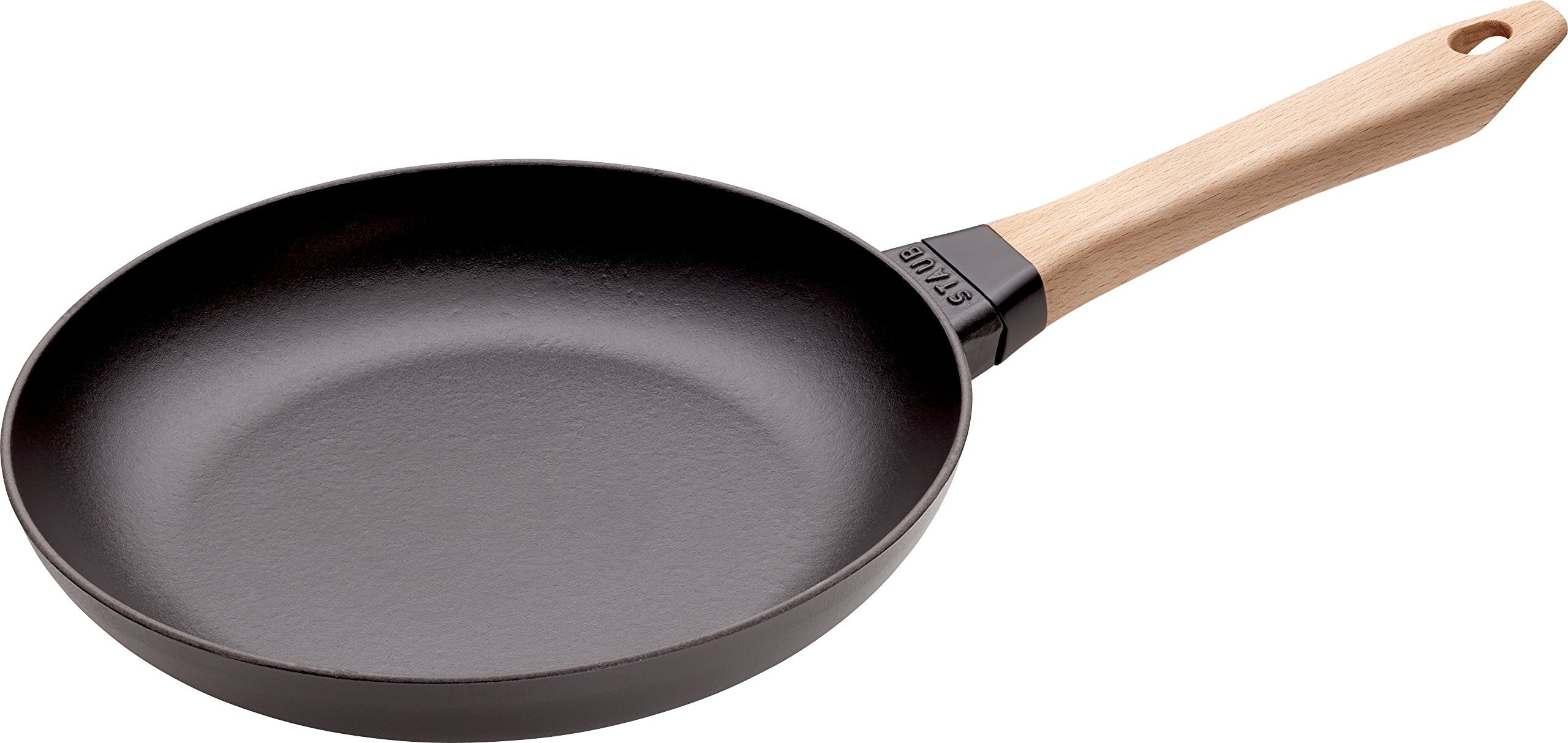 Amazon｜staub ストウブ 「 ウッドハンドル フライパン 26cm 」 鋳物