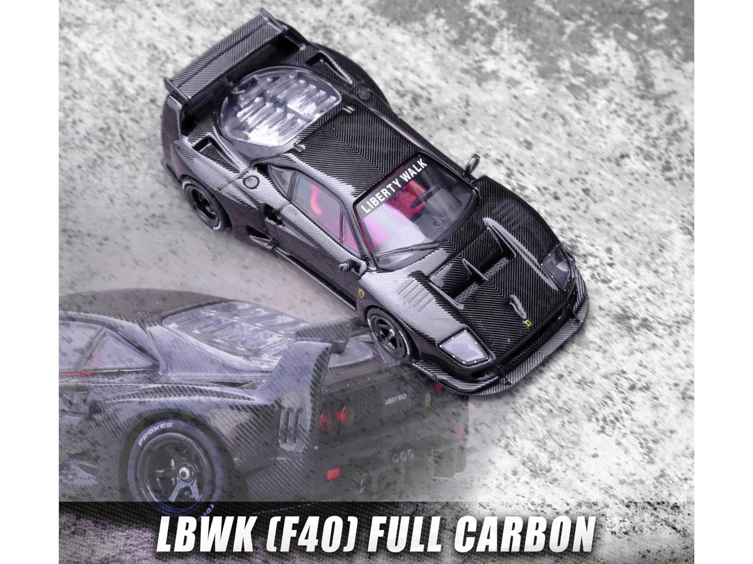 Amazon.co.jp: Inno Models LBWK (リバティウォーク) F40 フルカーボン