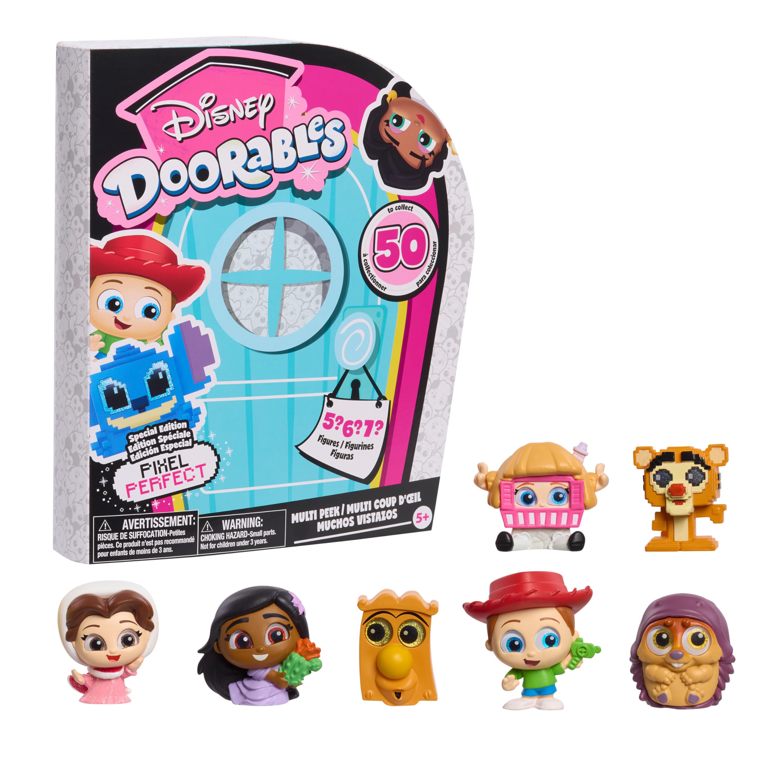 Amazon.com: Disney Doorables Pixel Perfect Multi Peek, Kids Toys