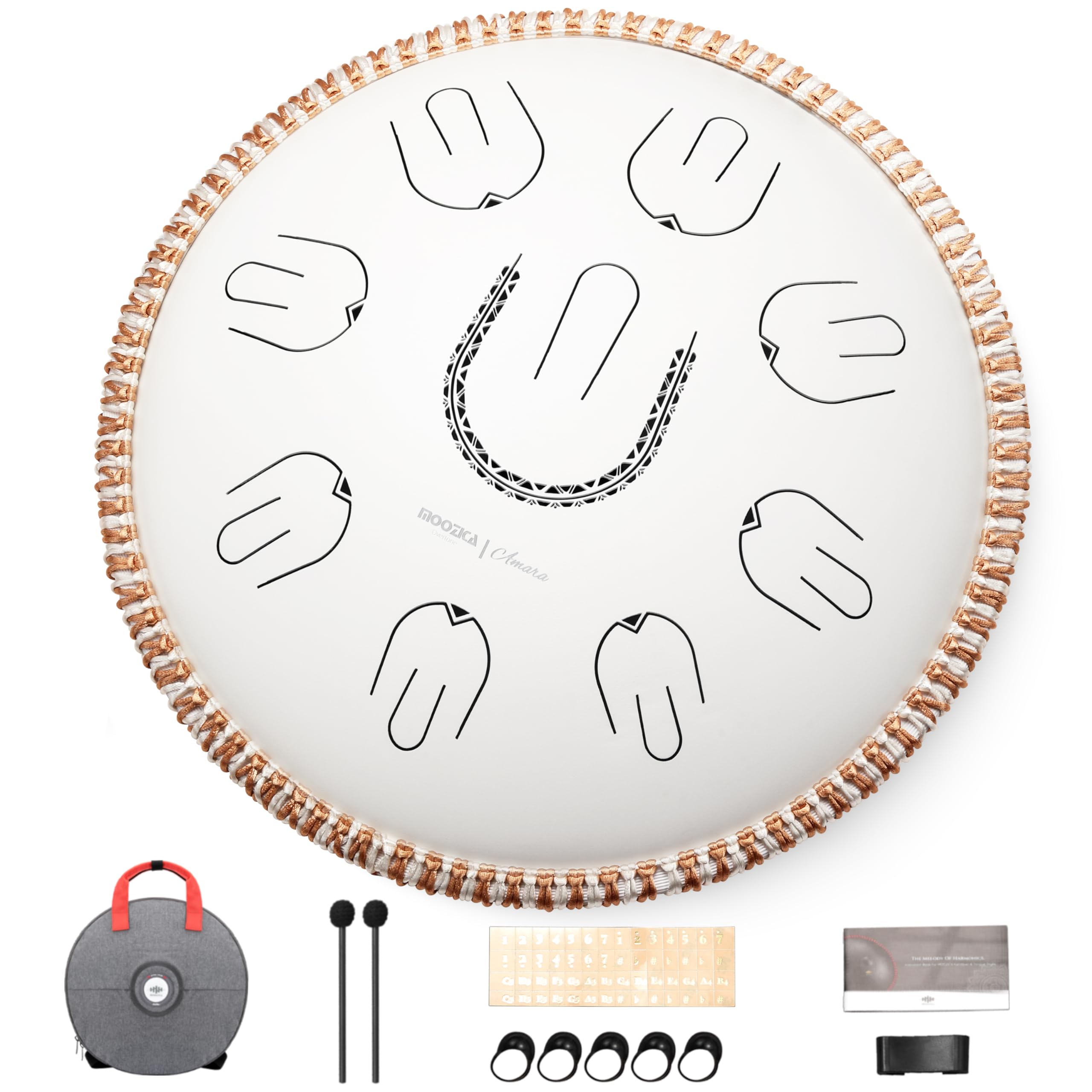 Amazon | MOOZICA 14インチ スリットドラム タングドラム ハンドパン