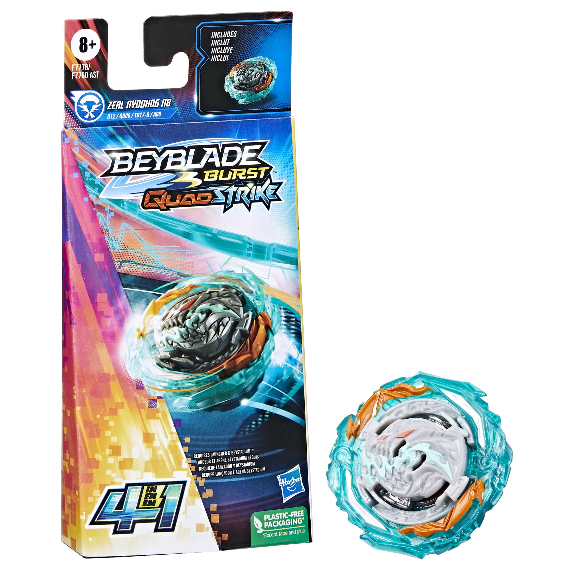 Amazon.co.jp: ベイブレードバースト QuadStrike Zeal Nyddhog N8