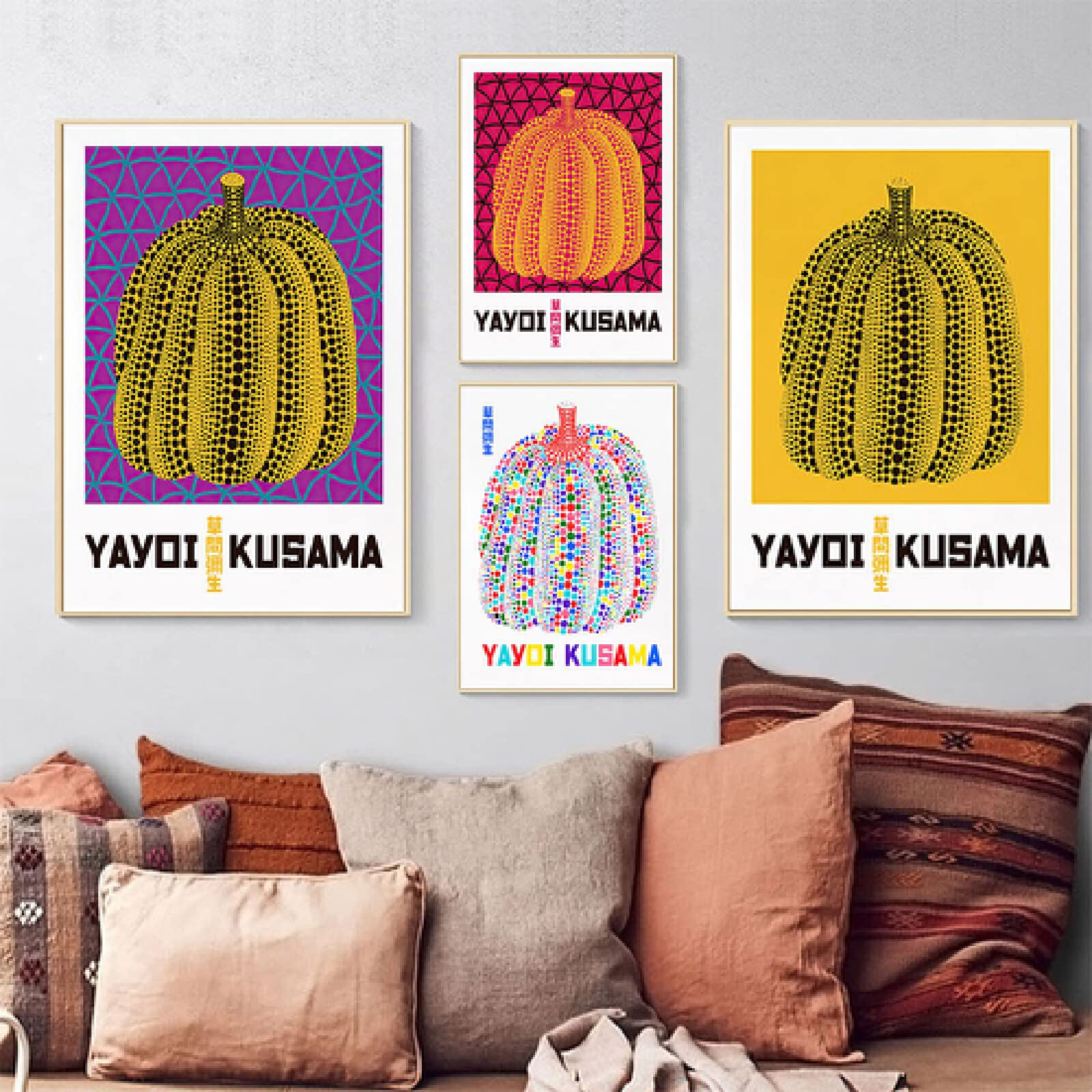 Amazon.co.jp: Yayoi Kusama 草間彌生 ポスター セット 日本 ウォール