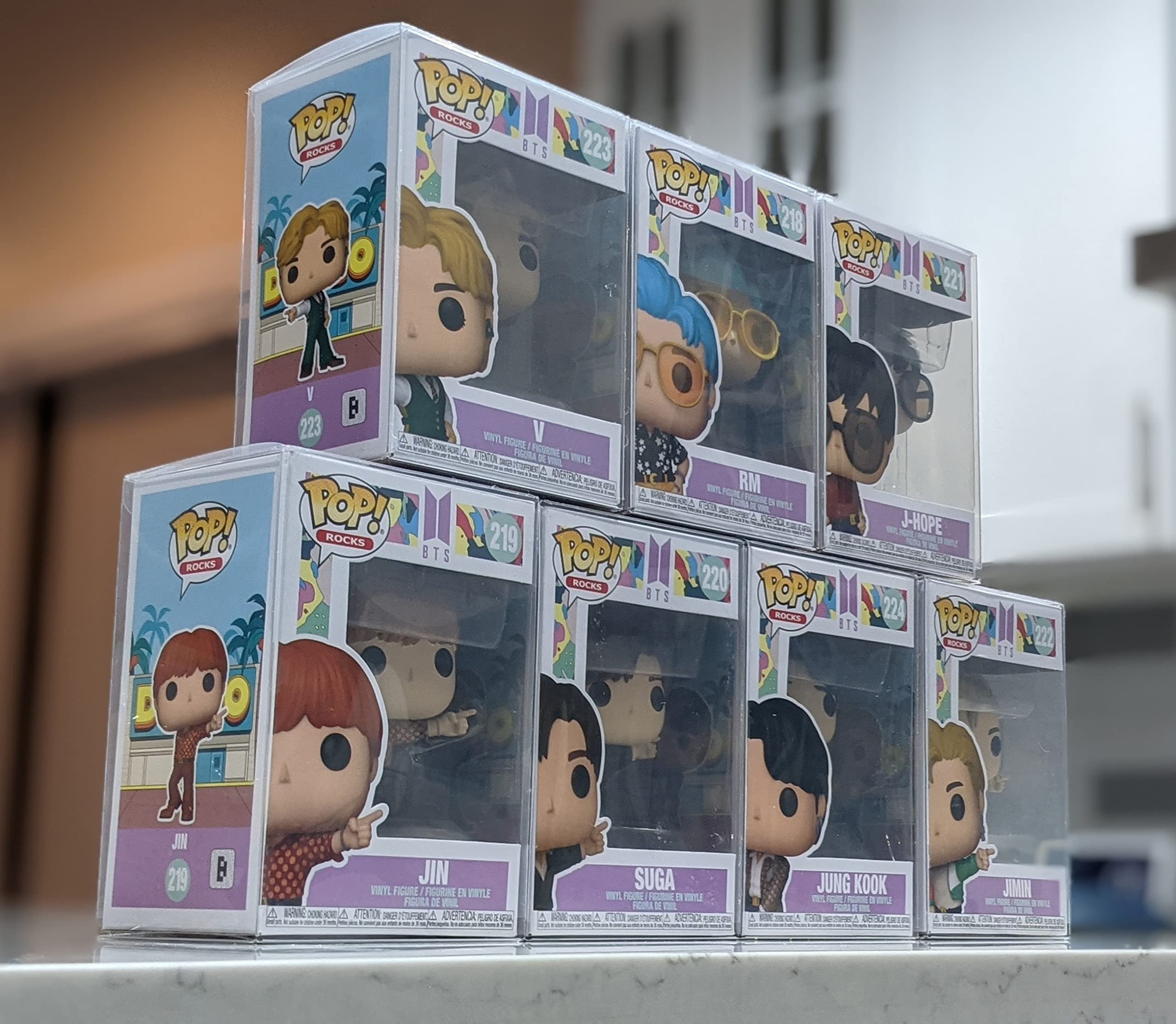 Amazon.co.jp: 防弾少年団 Funko Pop BTS ダイナマイト 7個セット