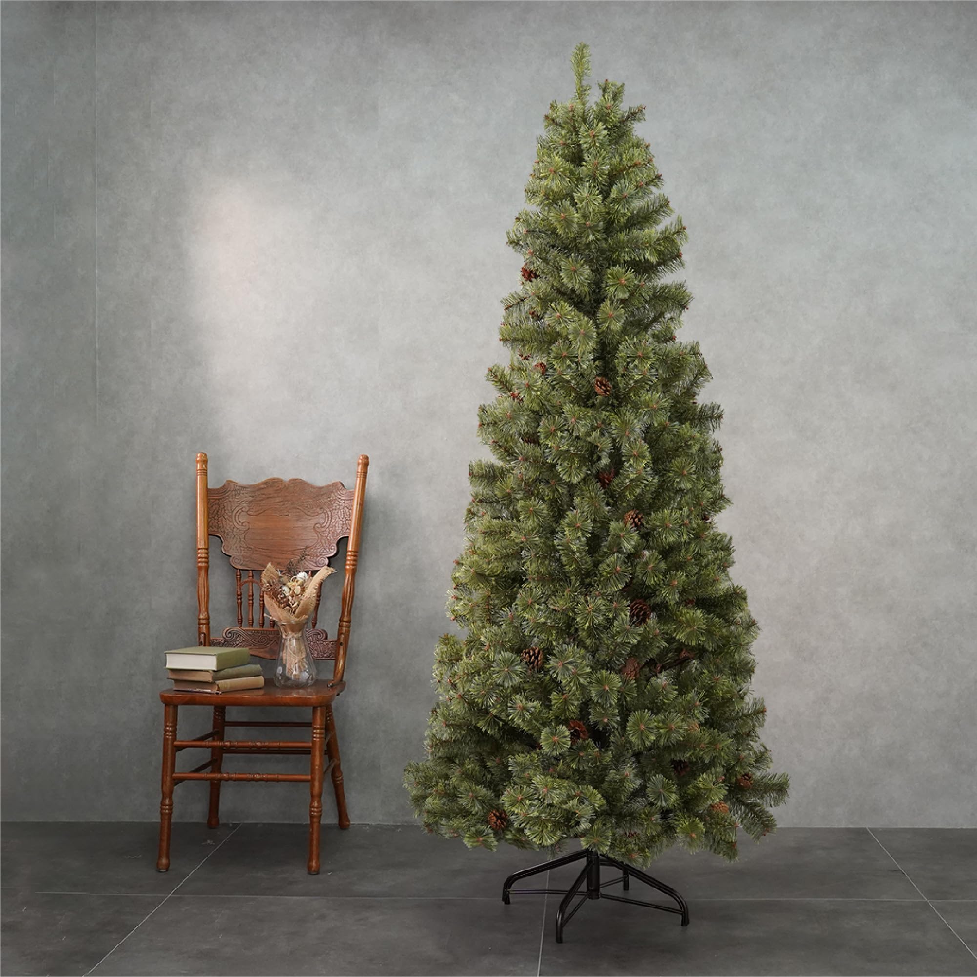 Amazon.co.jp: 7life クリスマスツリー 210cm ヌードツリー 高級