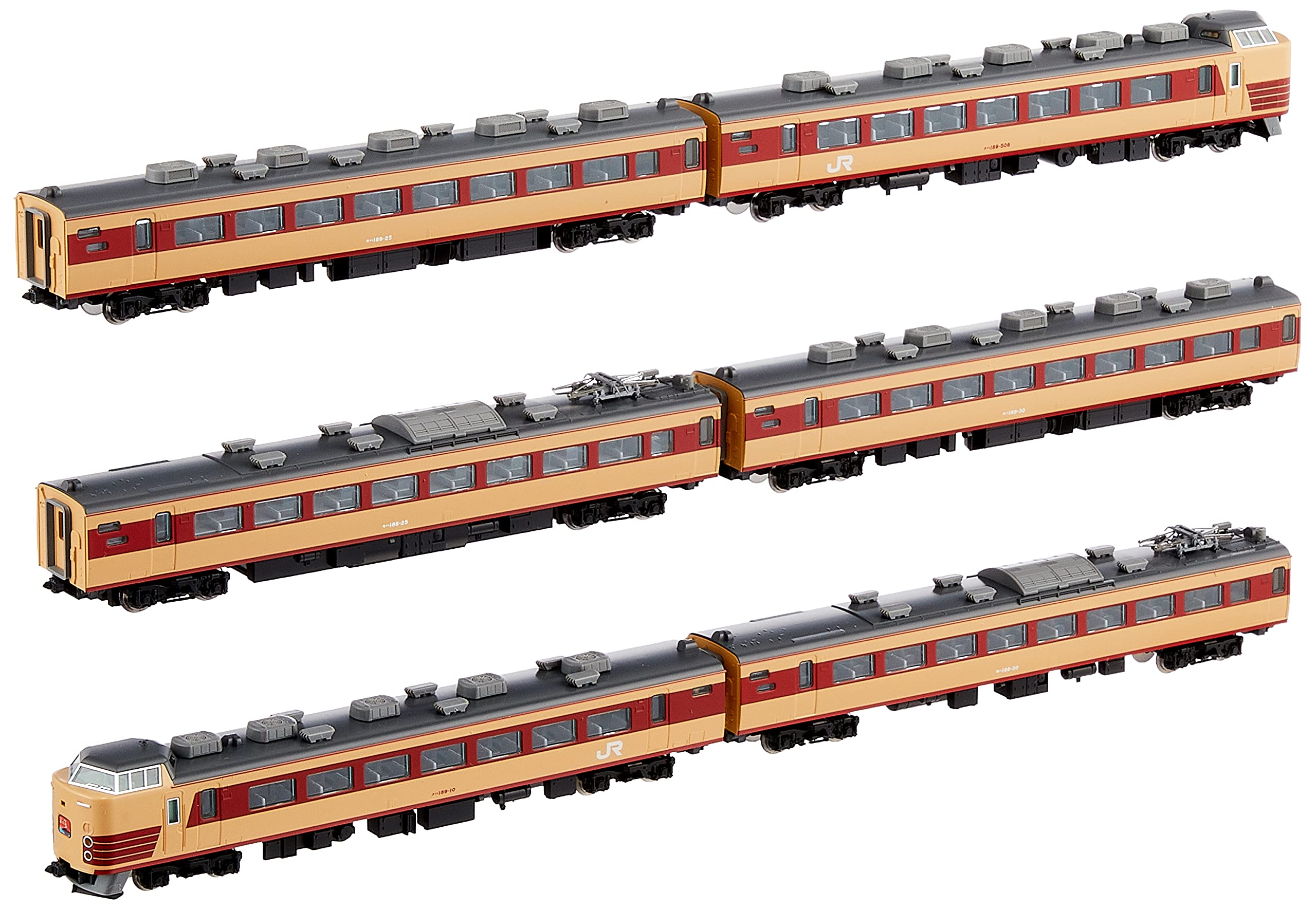 Amazon | TOMIX Nゲージ 189系 M51編成 復活国鉄色 セット 98601 鉄道