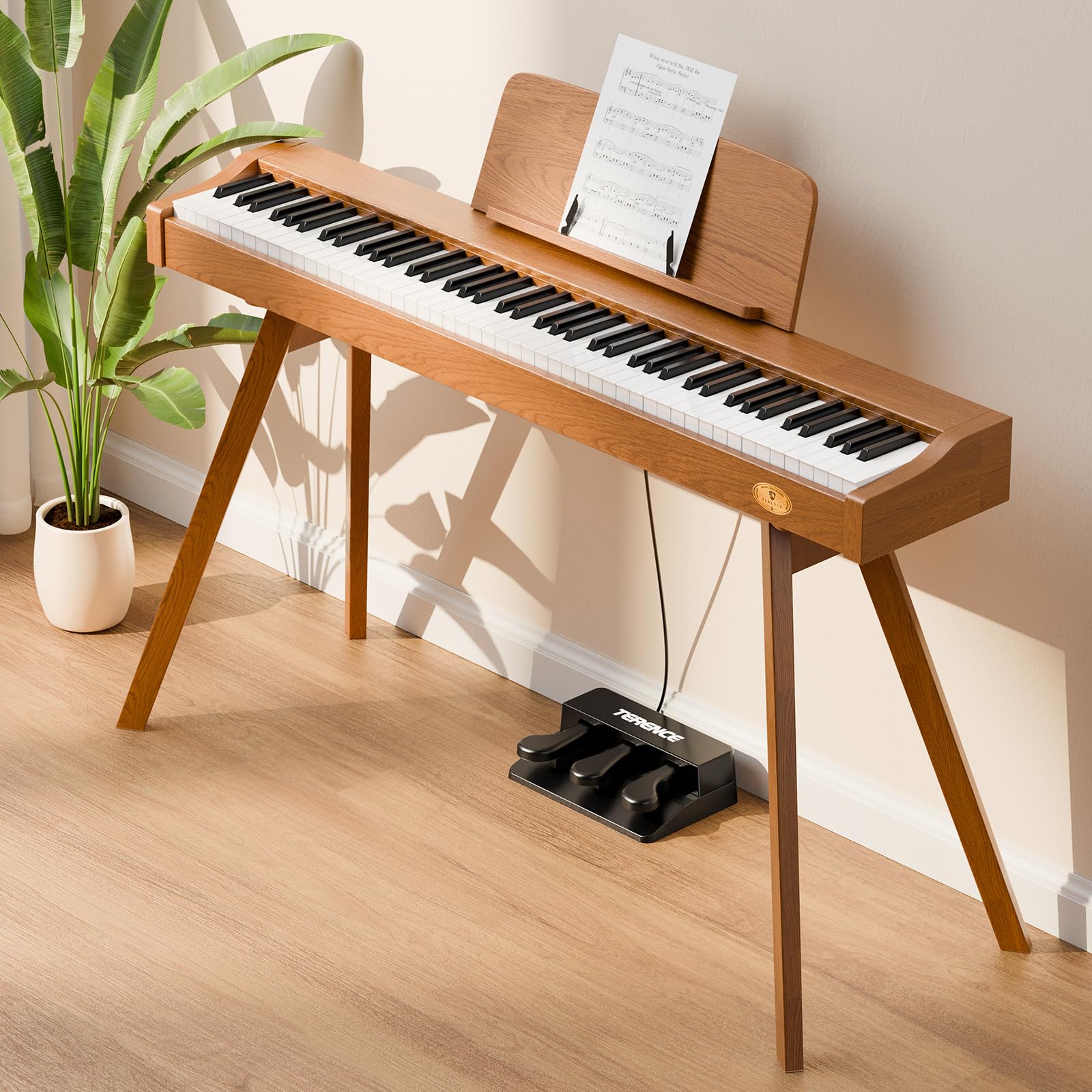 Amazon | TERENCE 電子ピアノ 88鍵盤 ハンマーアクション鍵盤 20W