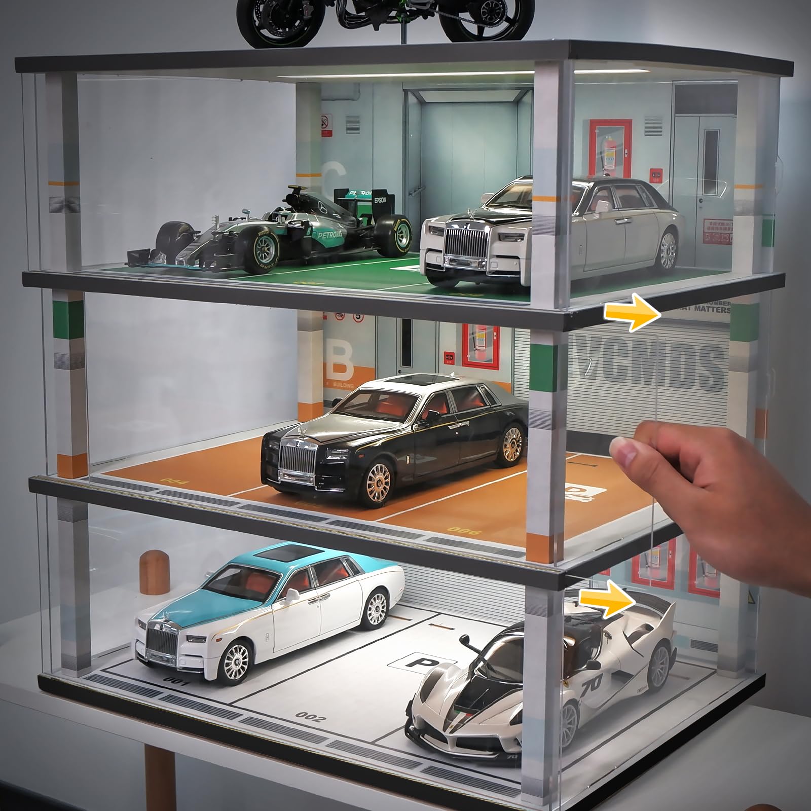 kovoxyオーダー品・ 2層式・ディスプレーBOX / ネオジオラマ kovoxy様