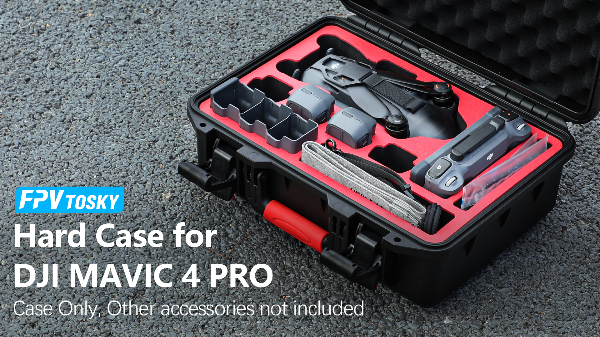 Amazon.com: FPVtosky Hard Case with Controller Lanyard for DJI