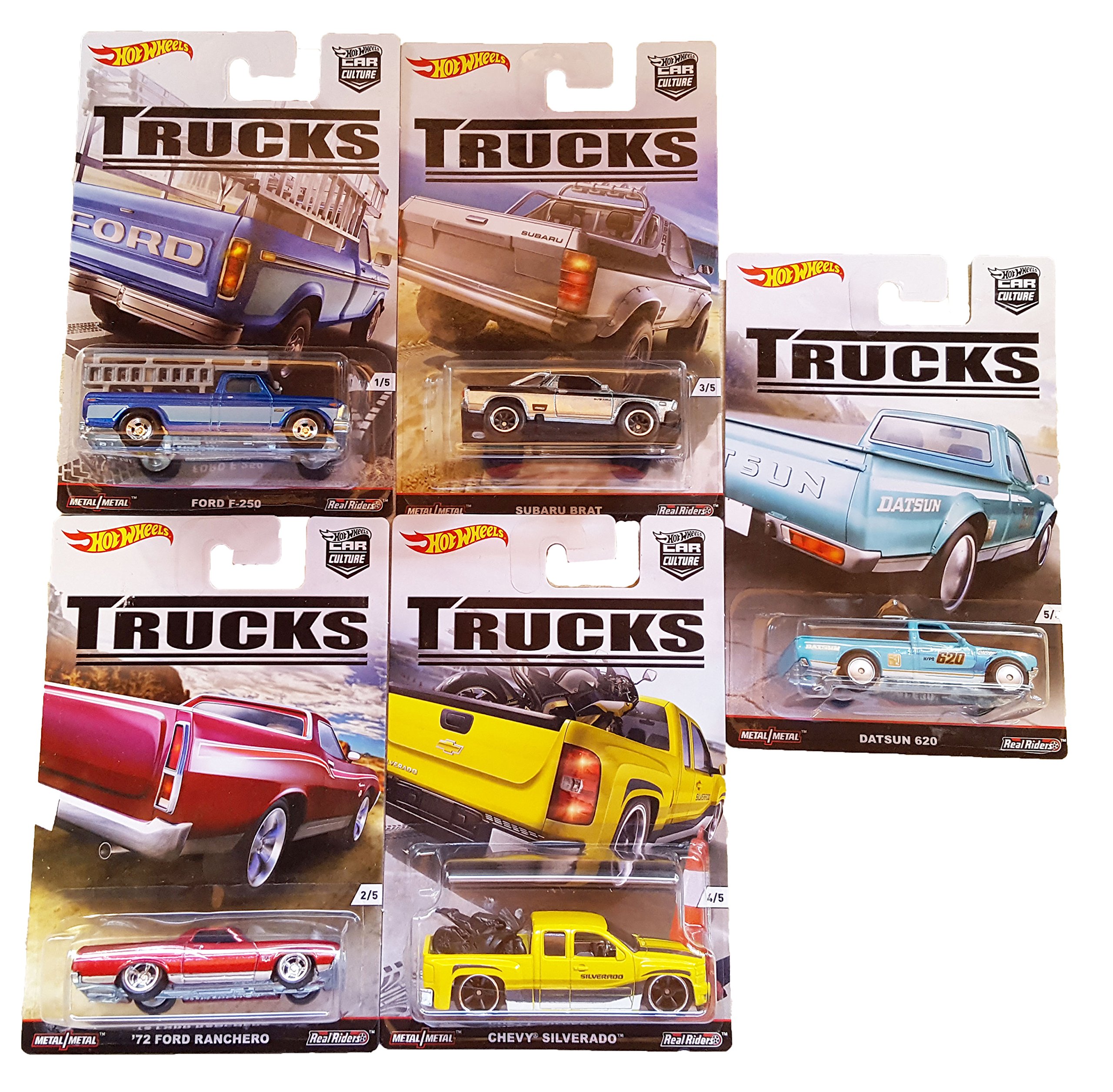 Amazon.com: Hot Wheels Car Culture Trucks Bundle Set of 5 : Toys