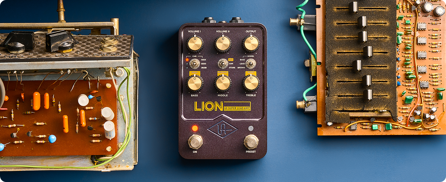 Amazon.com: Universal Audio Lion 68 Super Lead Amp Pedal : Musical