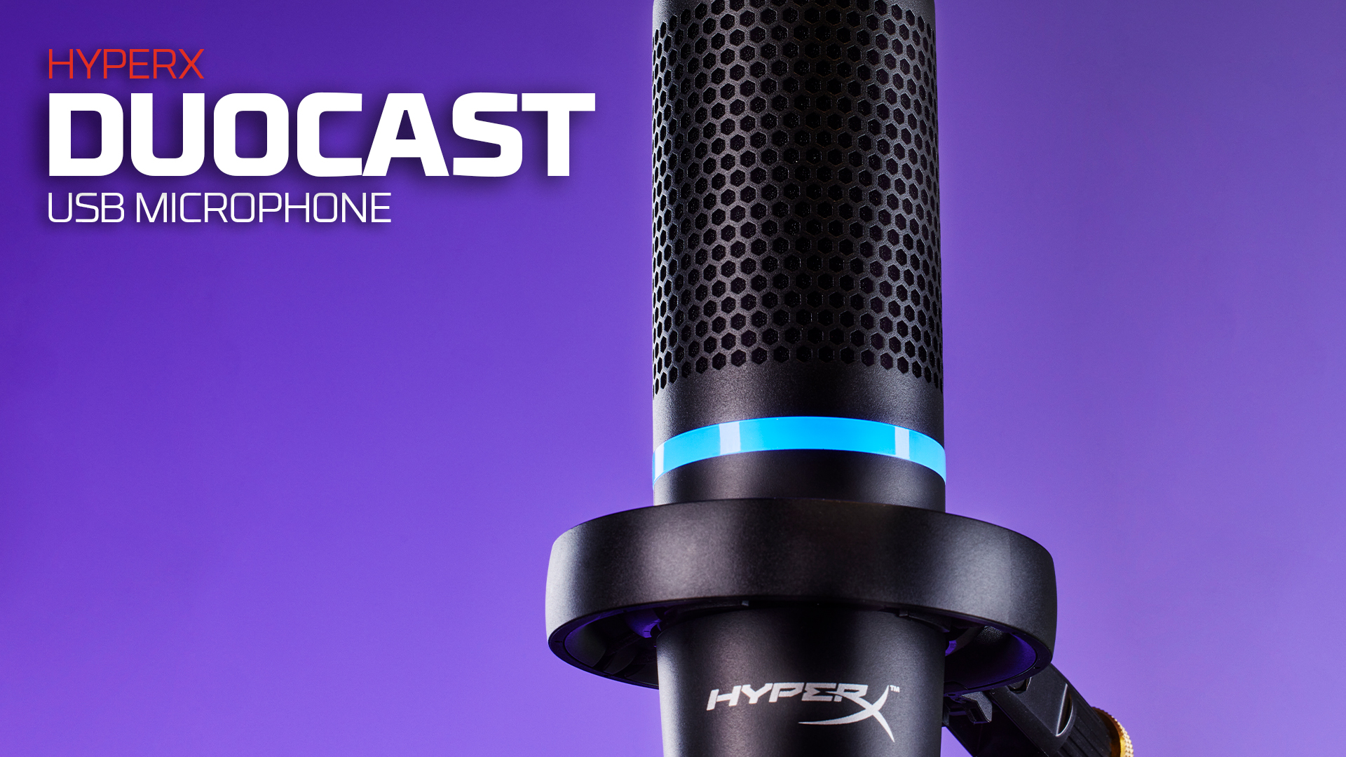 Amazon.com: HyperX DuoCast – RGB USB Condenser Microphone for PC