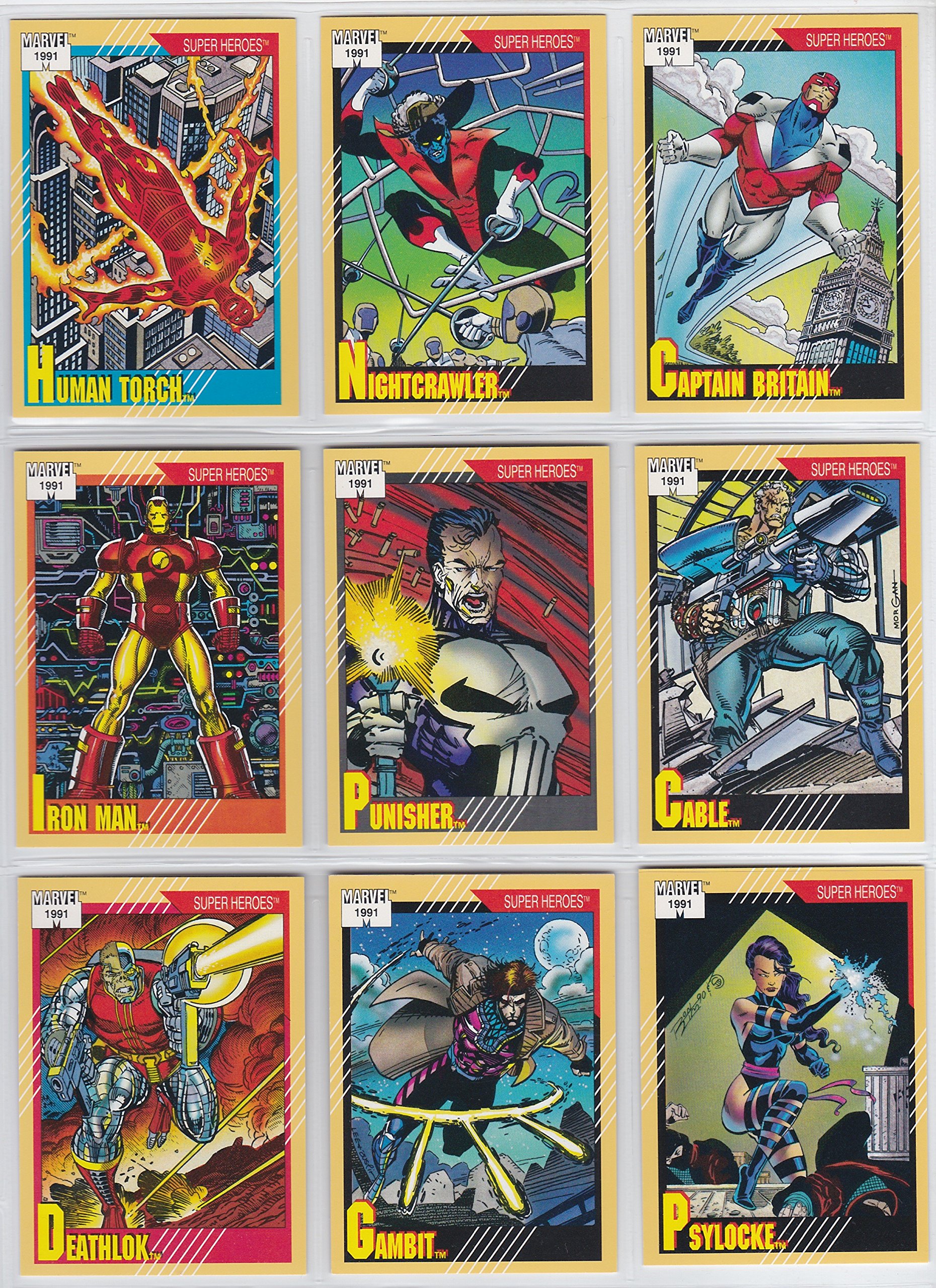 Amazon.com: Impel 1991 Marvel Universe Series II Base Set of 162
