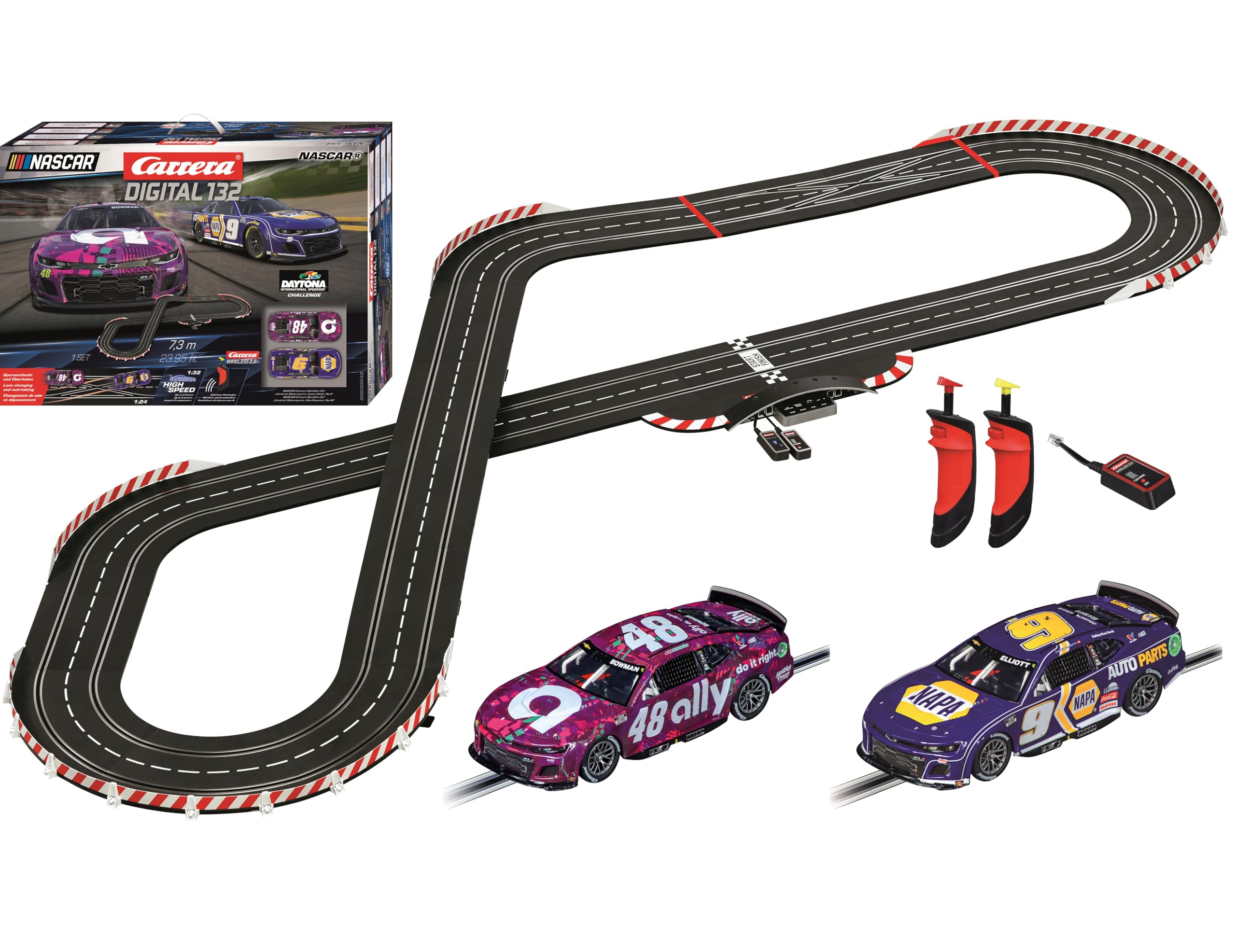 Amazon | Carrera Digital 132 20030042 NASCAR デイトナ チャレンジ 1