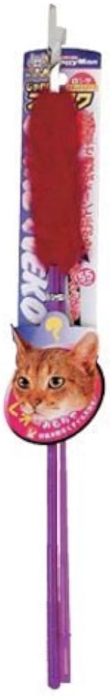 Amazon | じゃれ猫 フワフワ ロング | ドギーマン | 猫じゃらし・羽の