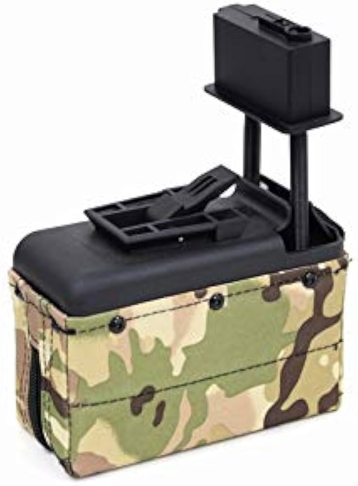 Amazon | A&K M249 MINIMI Mk46 電動ガン対応 1500連 音感巻き上げ機能