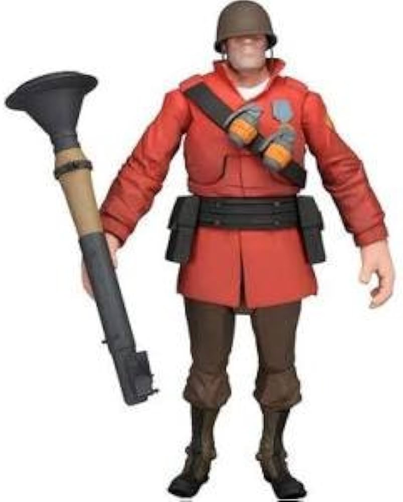 Amazon | NECA Team Fortress Series 2 Set The Soldier & The Heavy