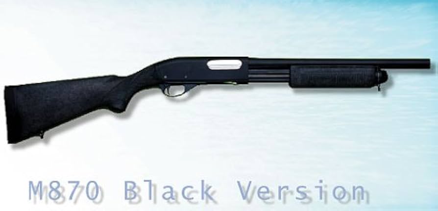 Amazon | ガスショットガン レミントン M870 BV ブラック バージョン