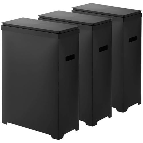 山崎実業 tower スリム蓋付きゴミ箱 3個組 (ゴミ箱(ごみ箱)) 価格比較