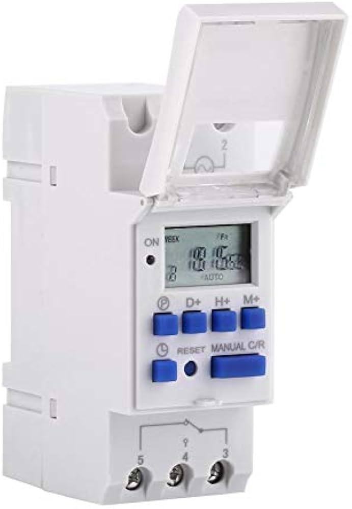 Amazon.co.jp: LCDデジタルタイムスイッチ プログラマブルタイマー