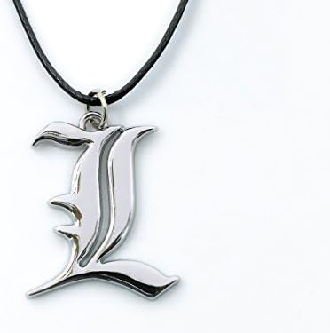 Death Note Fan L Pendant Necklace Metal : Amazon.com.be: Fashion