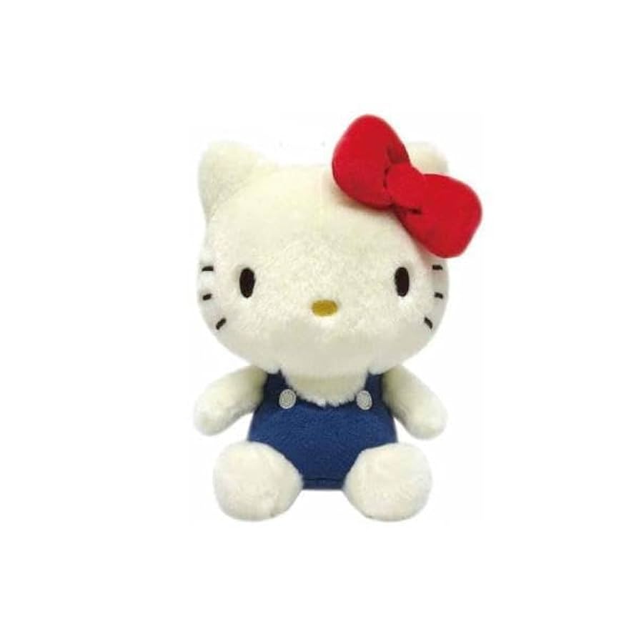 ハローキティ ぬいぐるみ 2000年製 ネイビー【モヘアドール】