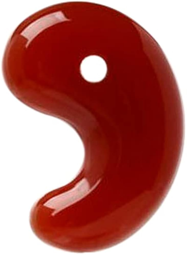 Amazon.co.jp: 出雲型勾玉 - 赤瑪瑙（アカメノウ） (20mm) : ホーム