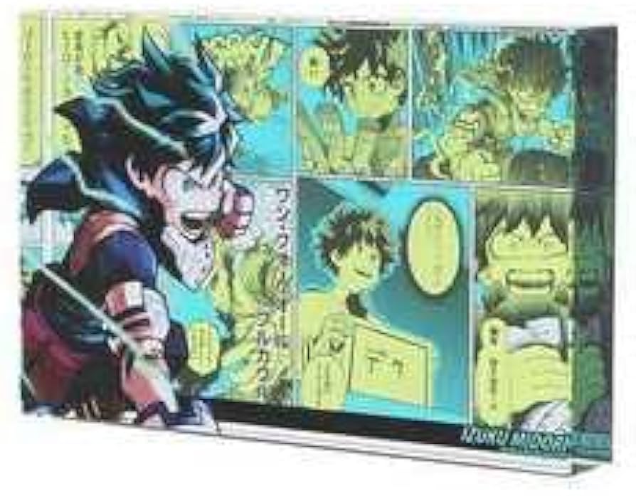 Amazon.co.jp: 緑谷出久 アクリルブロック バースデー ジャンプ
