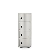 Amazon｜Kartell コンポニビリ3 ホワイト φ32/H58.5cm SFNT-K4967-03