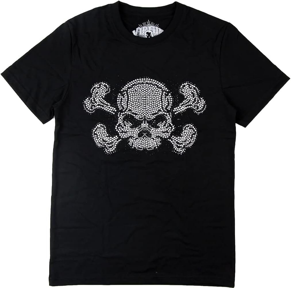 Amazon | Tシャツ メンズ レディース 半袖 ロックテイスト ライン