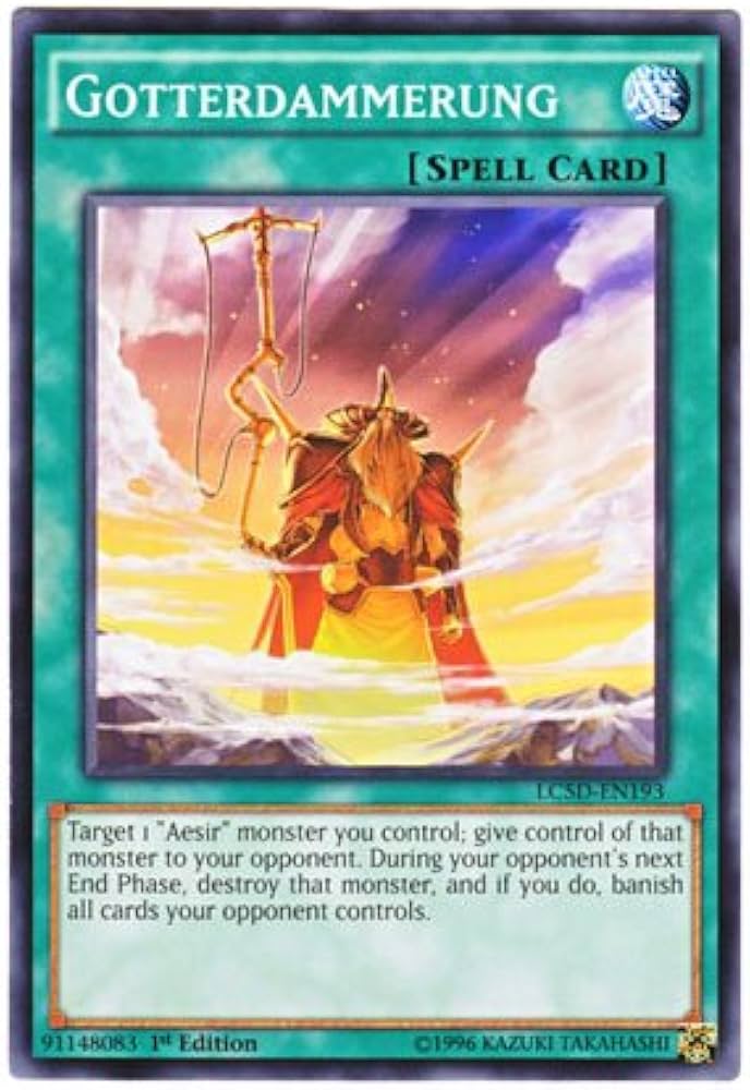 Amazon.co.jp: 遊戯王 英語版 LC5D-EN193 Gotterdammerung 神々の黄昏