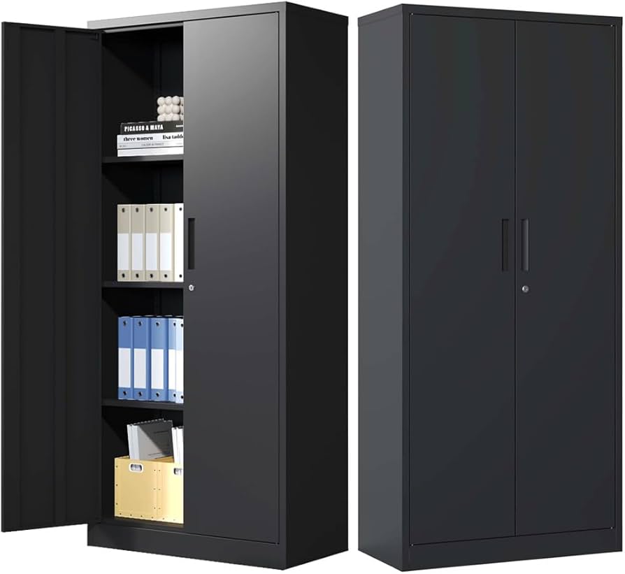 Amazon.com: Lockable Cabinet Metal Storage Cabinet, 69