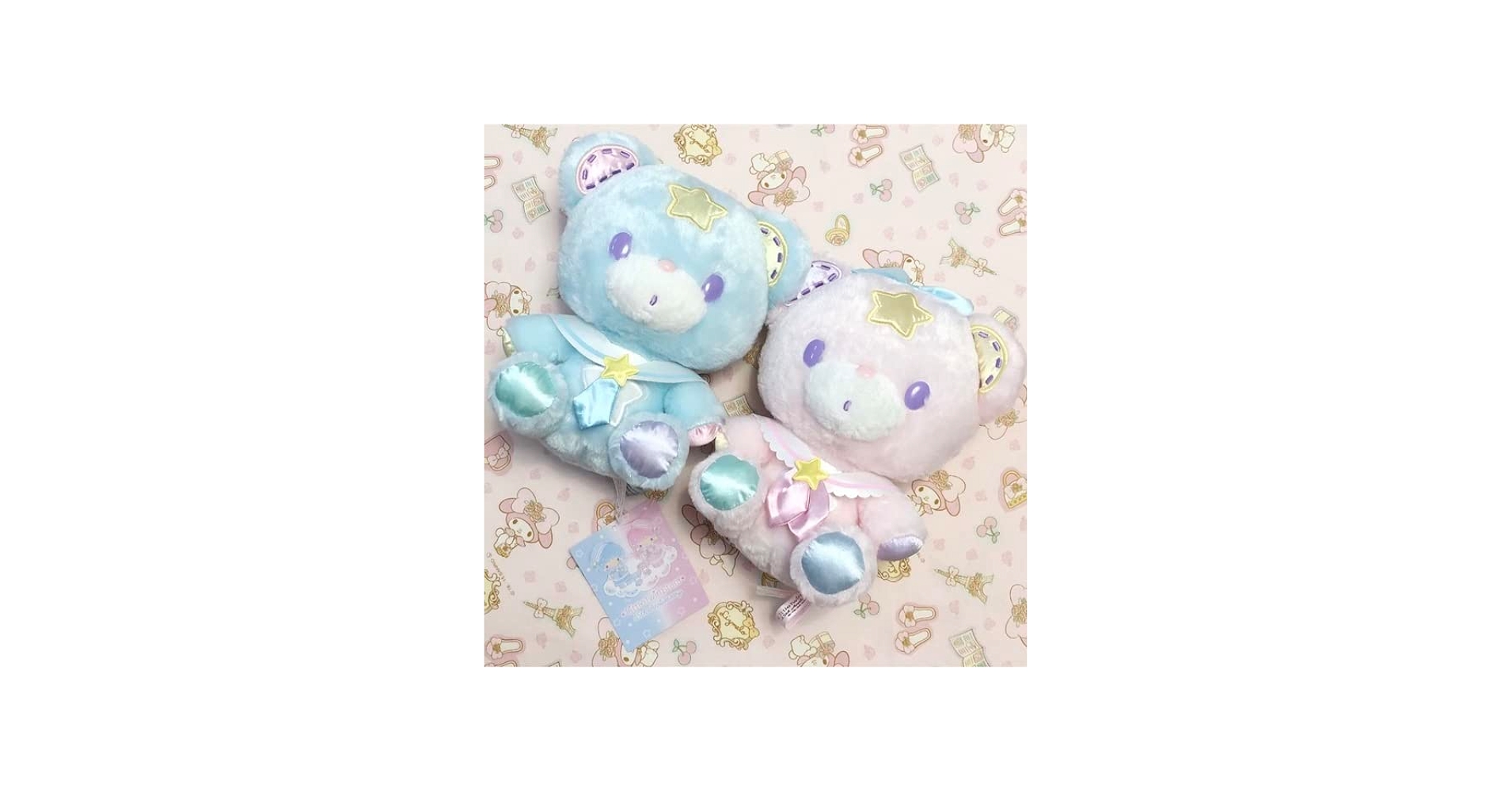 Amazon.co.jp: キキララリトルツインスターズ パフポフぬいぐるみ