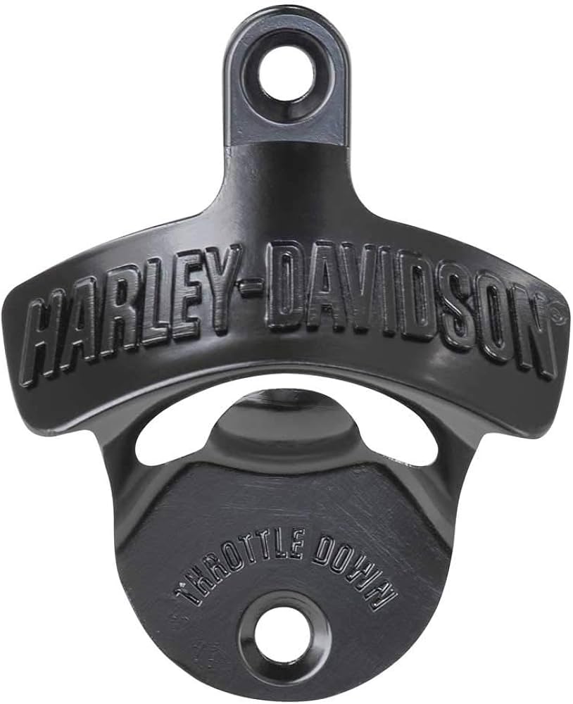 Harley-Davidson Custom Throttle Down Wall Mount Bottle Opener