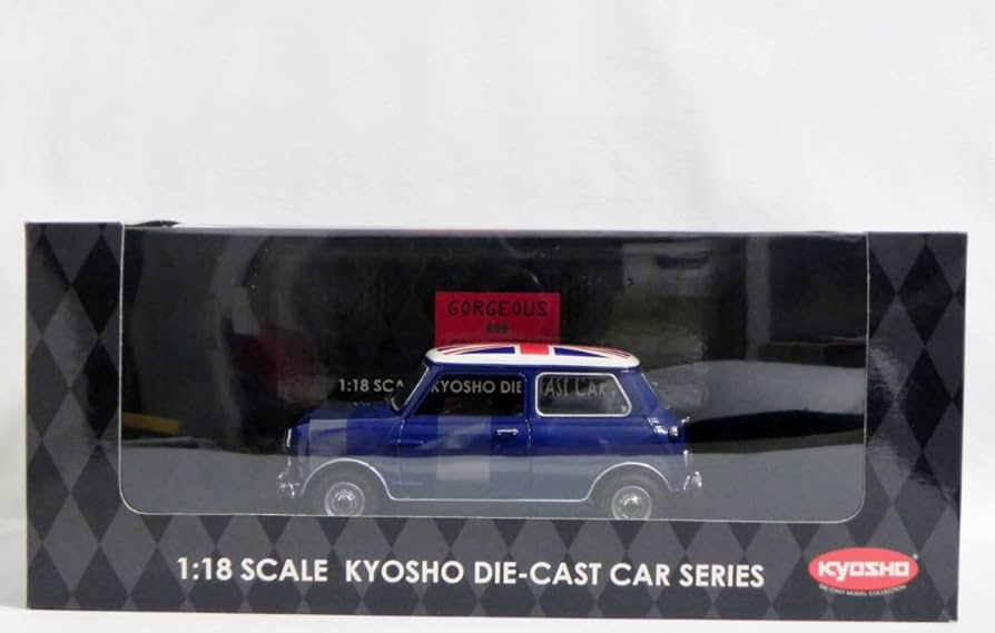Amazon.co.jp: 京商 1/18 モーリス ミニクーパー 1275S ブルー x