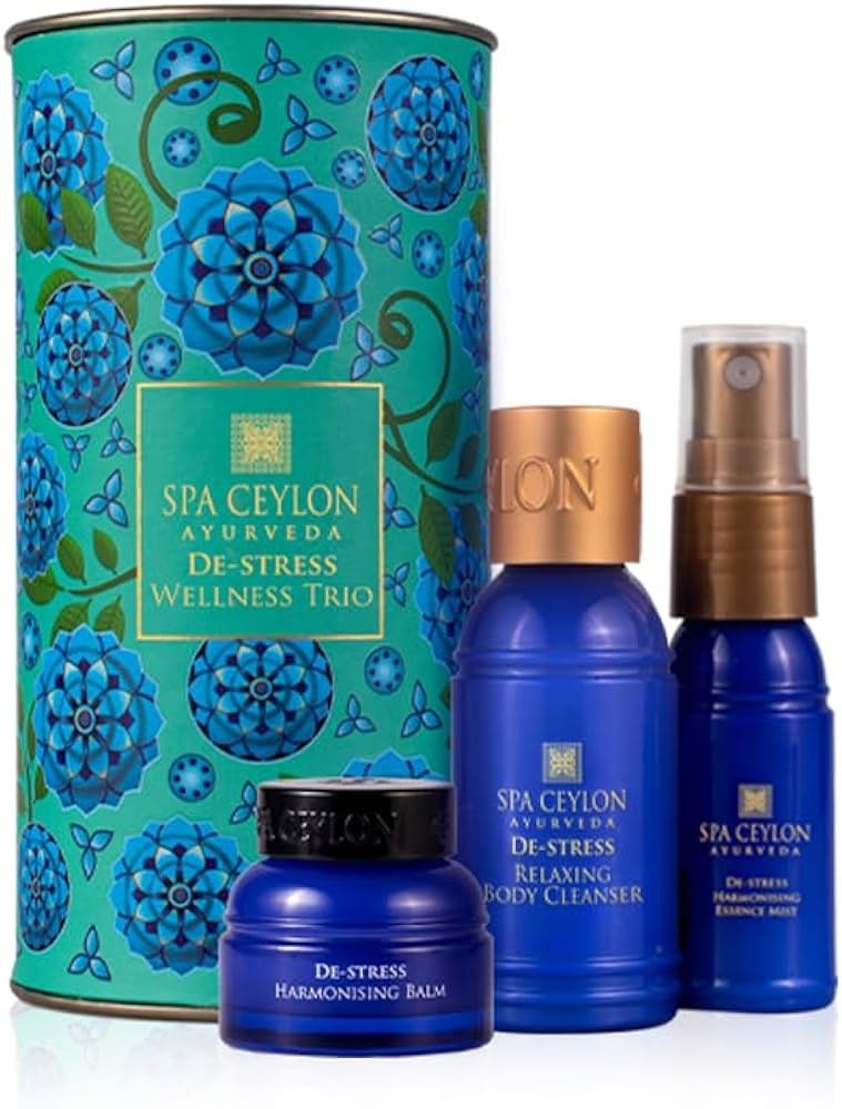 SPA CEYLON De-Stress Wellness Trio Set | Holistic Spa Essentials