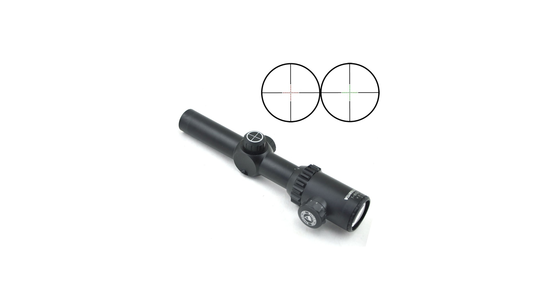 Amazon.co.jp: Visionking 1-8x24ライフルスコープ1倍-8倍 第二焦点面