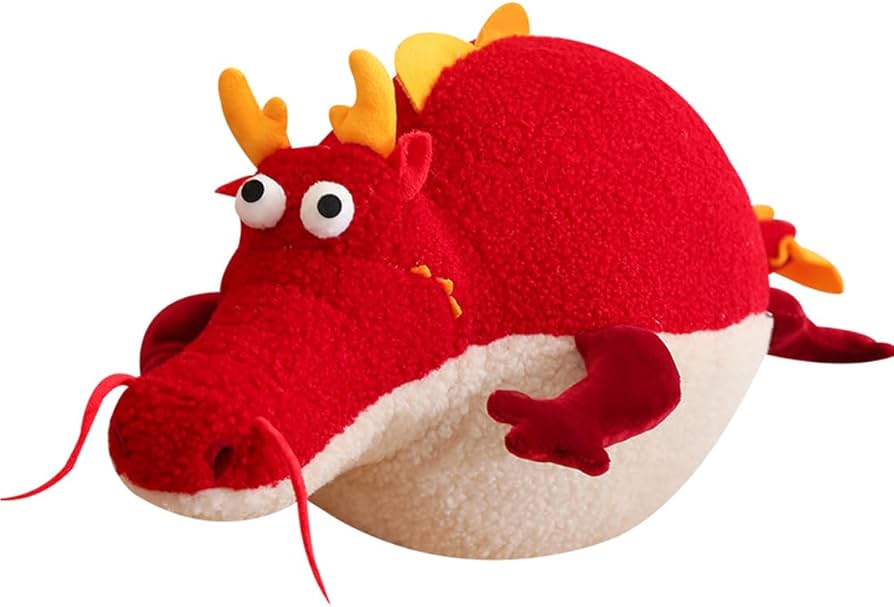 Amazon.co.jp: ELAINREN ぽっちゃりチャイニーズドラゴン ぬいぐるみ