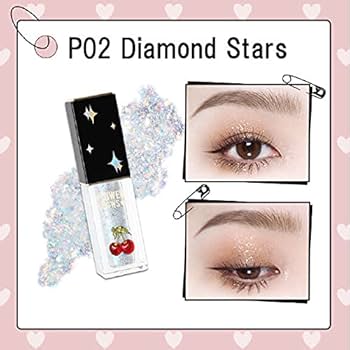 Amazon.co.jp: フラワーノーズCherry Love グリッター リキッドアイ