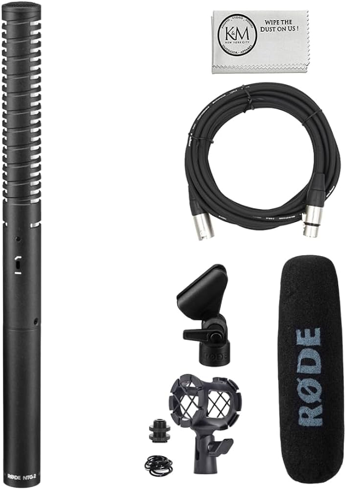 Amazon.com: Rode NTG2 Condenser Shotgun Microphone Bundled with