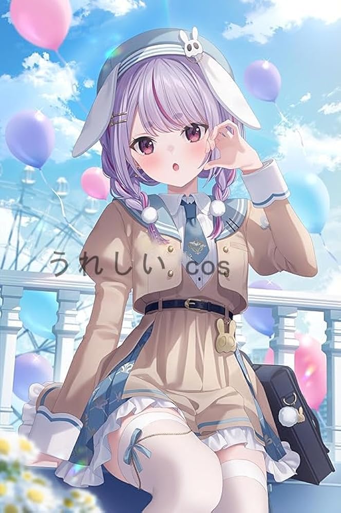 Amazon.co.jp: [YIOUYI] VTuber VSPO！兎咲ミミコスプレ衣装 （道具