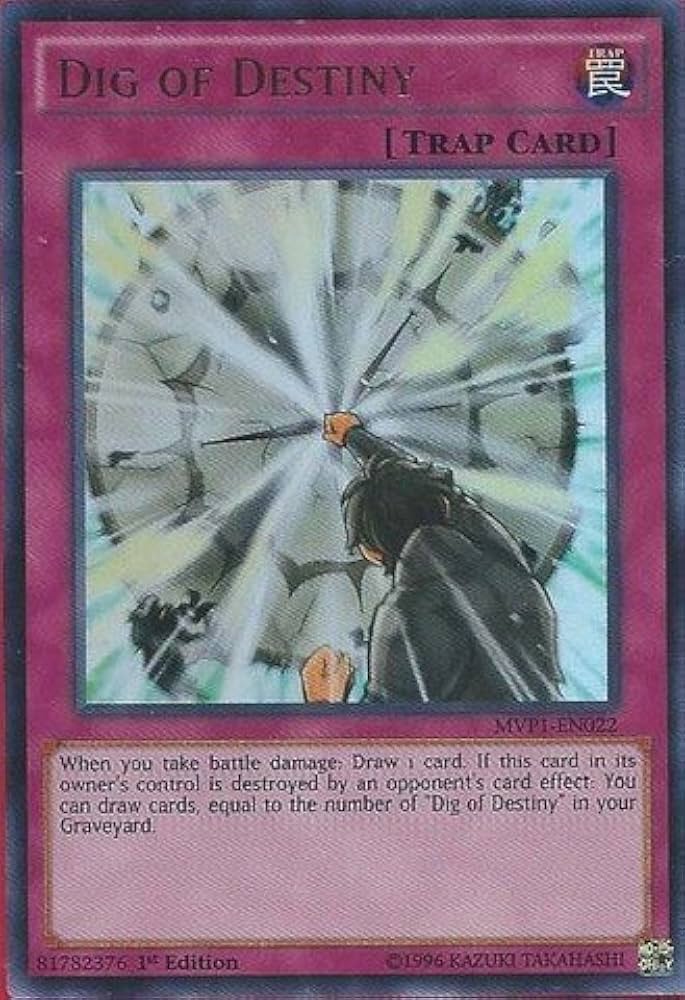 Amazon.com: YU-GI-OH! - Dig of Destiny (MVP1-EN022) - The Dark