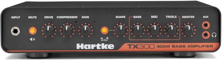Amazon.co.jp: HARTKE (ハートキー) ベースヘッドアンプ 300W 3バンド