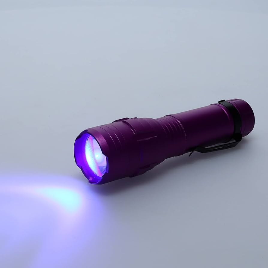 Amazon.com: Neon Knight Tactical Zoom Blacklight Flashlight