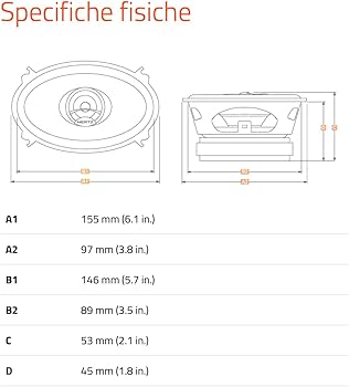 Amazon.com: HERTZ Dieci Series DCX-4603 4x6 Two-Way Coaxial