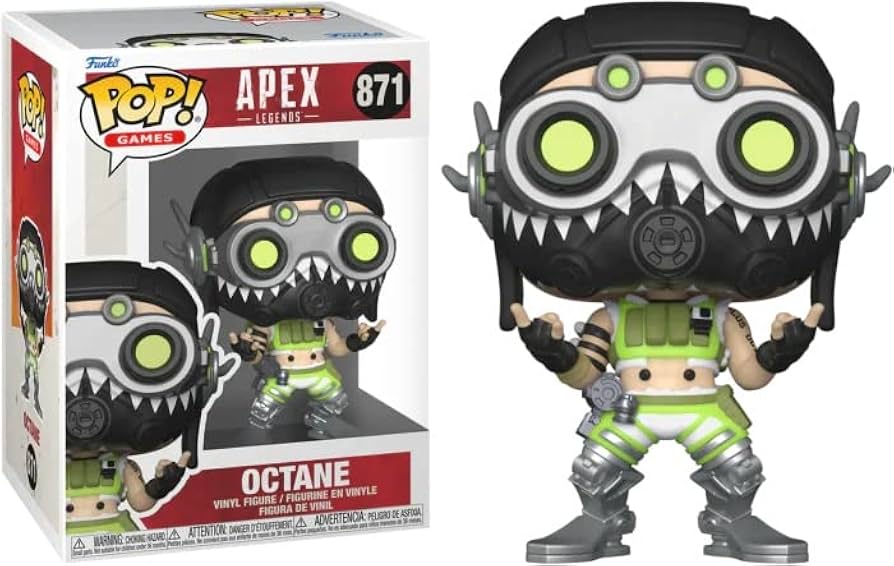 Amazon.com: POP Apex Legends - Octane Funko Vinyl Figure (Bundled