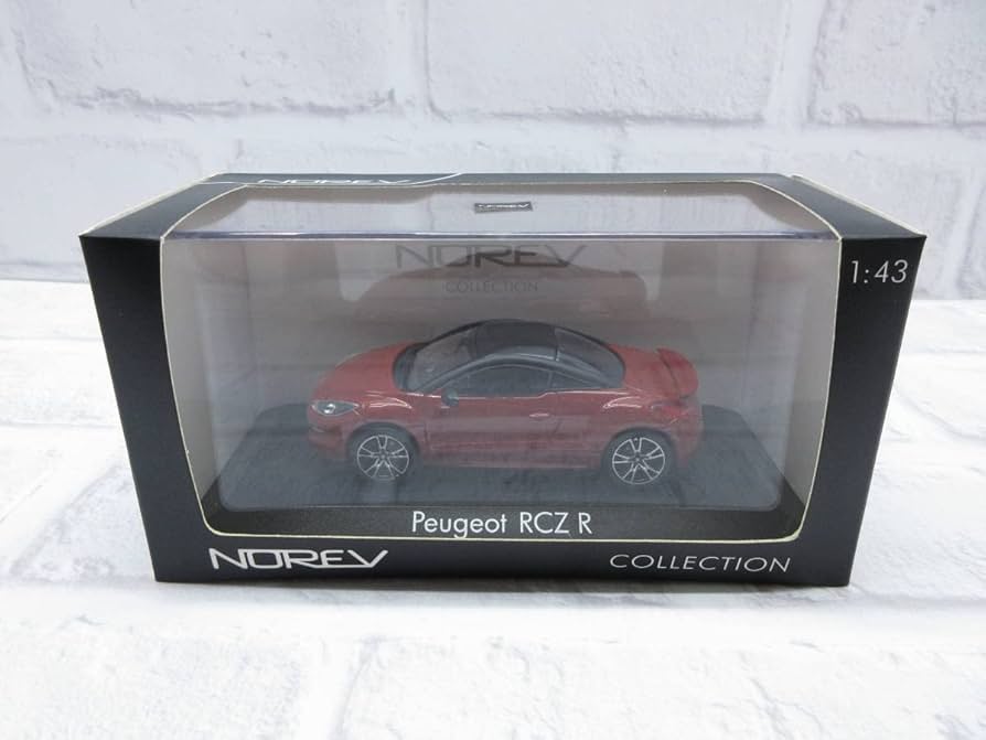 Amazon | ミニカー 1/43 ノレブ プジョー RCZ R 2014 レッド×ブラック
