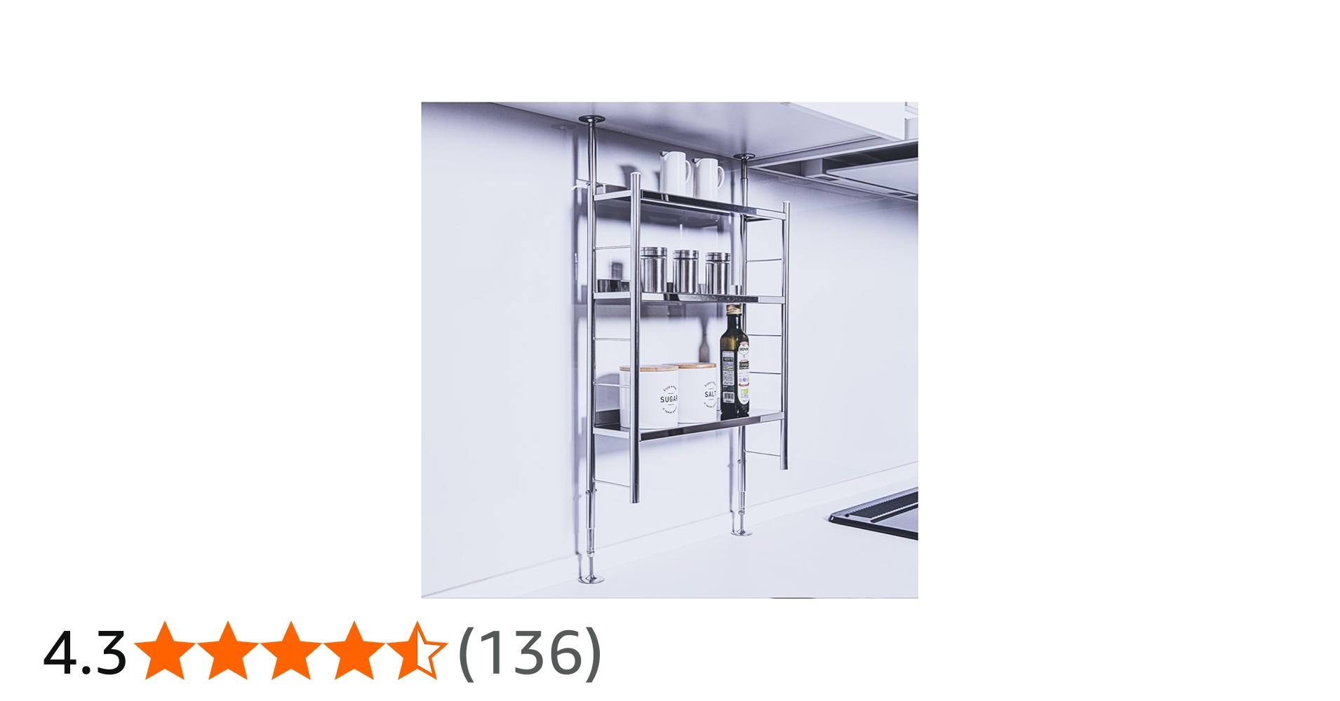 Amazon｜燕三条 ステンレス 調味料ラック スリム 日本製 つっぱり式