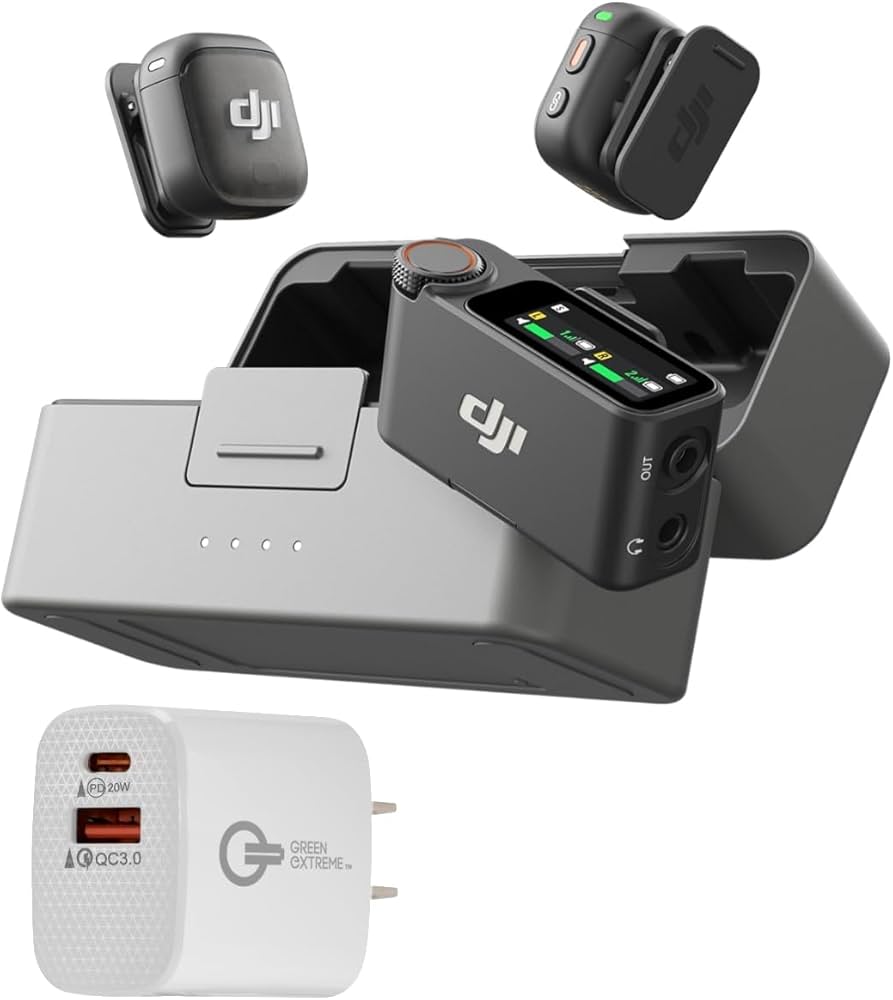 Amazon.com : DJI Mic 3 (2 TX + 1 RX + Charging Case), Wireless